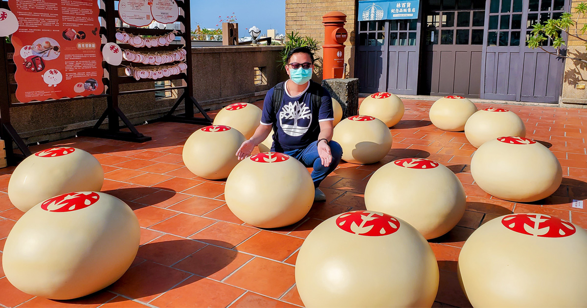 臺南景點 可愛膨膨月內餅場景 來場和椪餅的相遇 免費參觀 打卡留言送好禮 林百貨林椪餅 南人幫